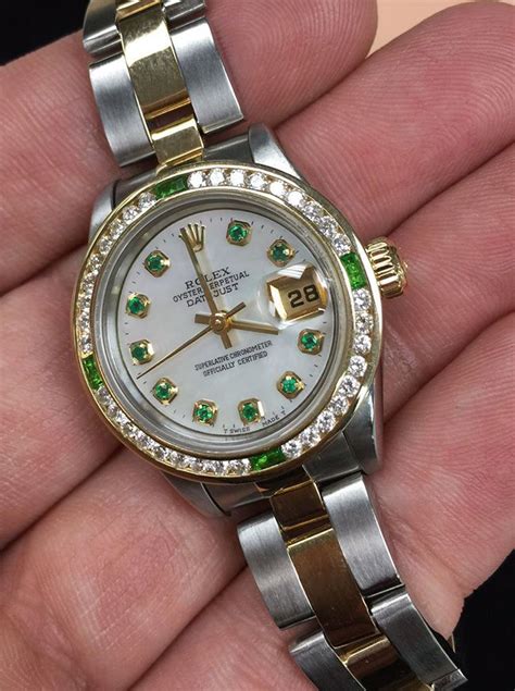 rolex stone bezel